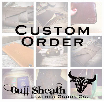 Custom Order - Smith International - Leather Pouch