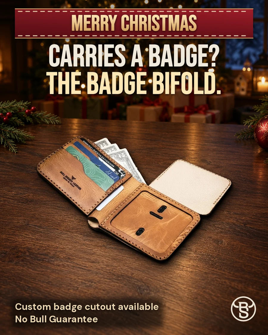 Carries a badge? The Badge Bifold.