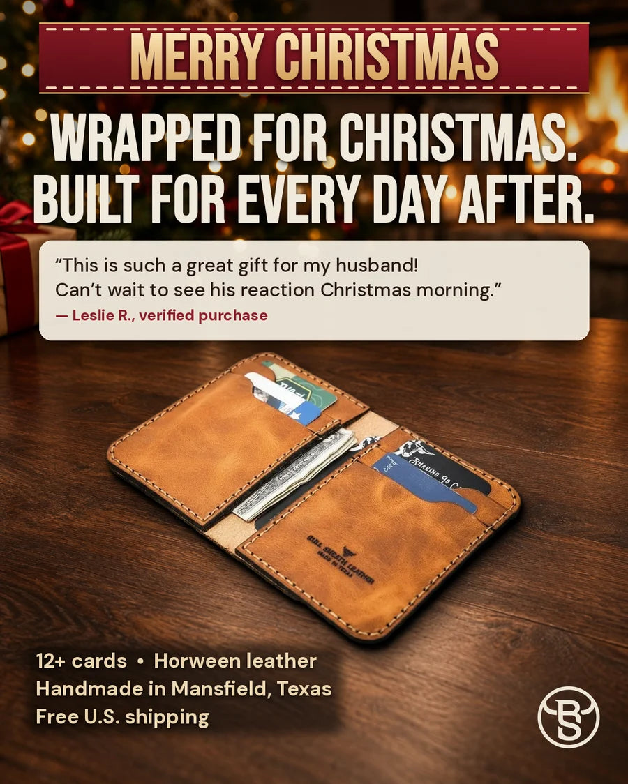 Wrapped for Christmas. Built for every day after. Leslie R.’s review beside the open Chestnut Tyler